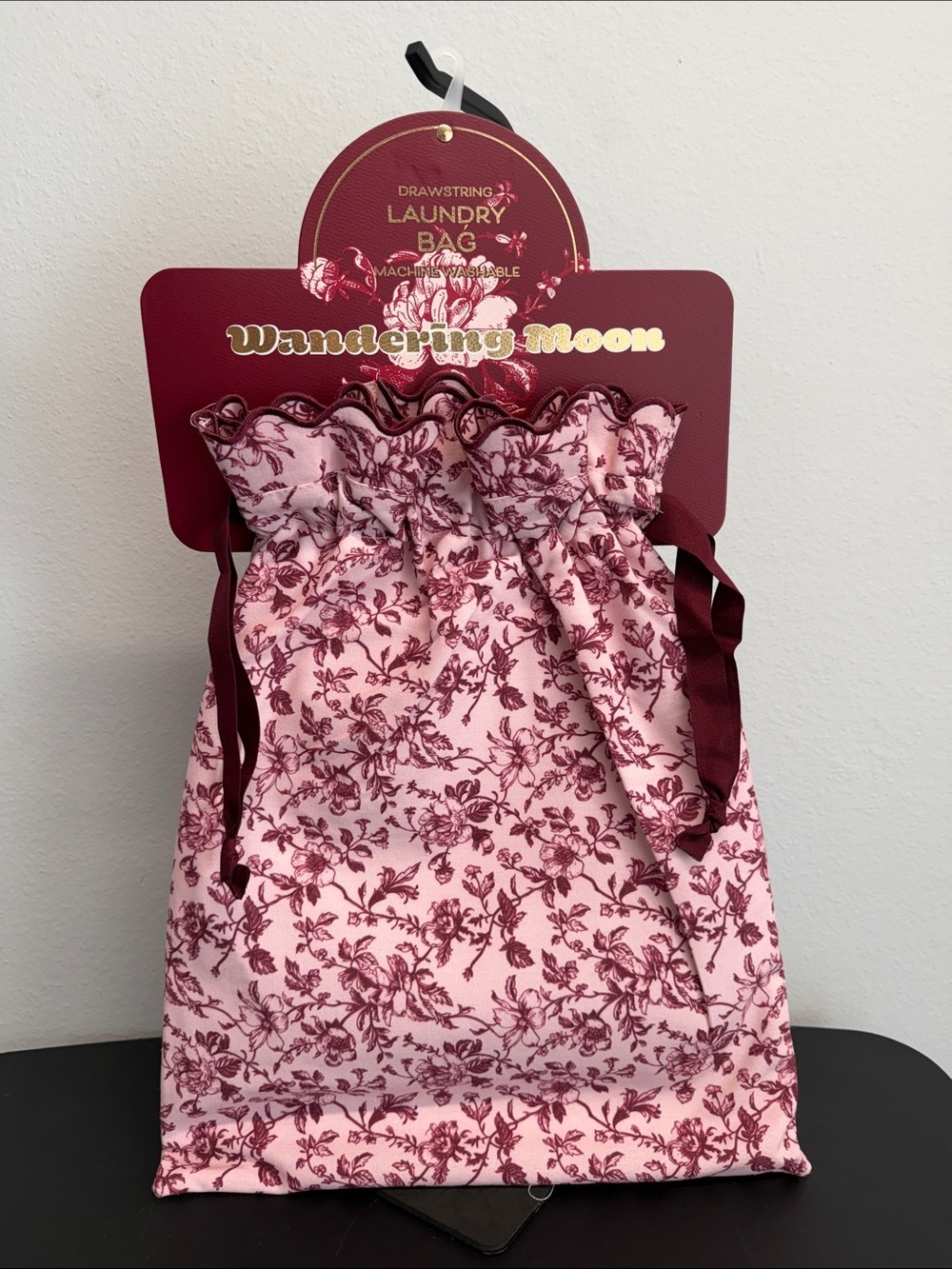 Wandering Moon | Wine Floral Packing Cube Travel Set (9) - Picture 3 of 14